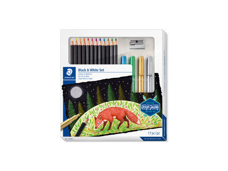 STAEDTLER Kit de dessin Black & White Design Journey