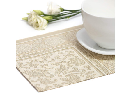 PAPSTAR Serviette 'ROYAL Collection Ornaments', champagne