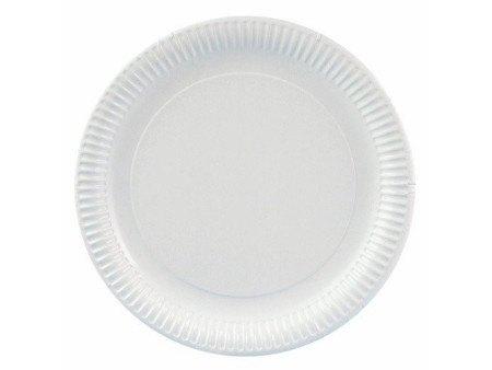 PAPSTAR Assiette en carton 'pure', rond, 290 mm, blanc