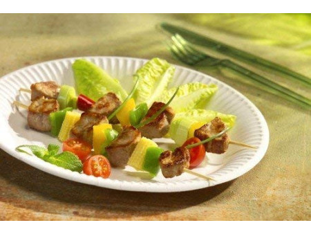 PAPSTAR Assiette en carton 'pure', rond, 290 mm, blanc