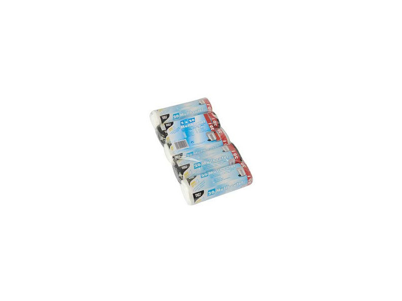 STARPAK Sac poubelle HDPE, 30 litres, assorti