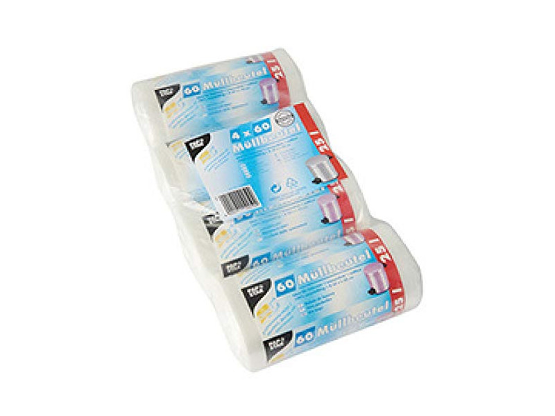 STARPAK Sac poubelle HDPE, 20 litres, vert menthe