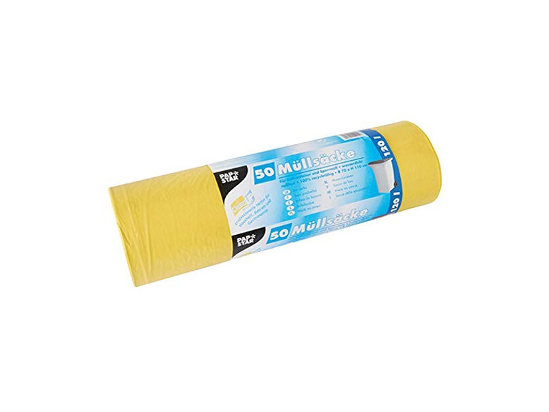 STARPAK Sac poubelle LDPE, 240 litres, bleu