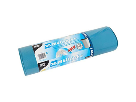 STARPAK Sac poubelle LDPE, 240 litres, bleu