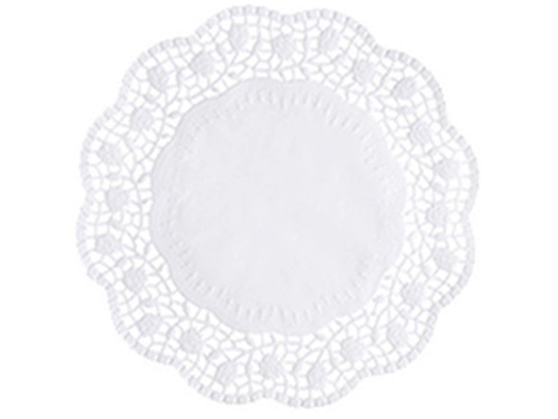 PAPSTAR Napperon, rond, diamètre: 180 mm, blanc