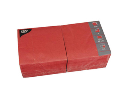 PAPSTAR Serviettes, 320 x 320 mm, 3 couches, vert foncé