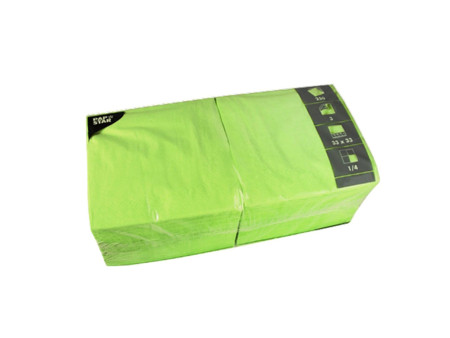 PAPSTAR Serviettes lunch, 330 x 330 mm, vert citron