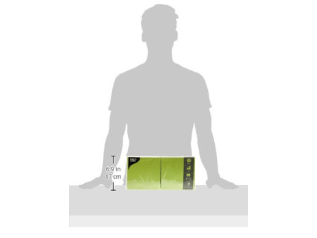 PAPSTAR Serviettes lunch, 330 x 330 mm, vert citron
