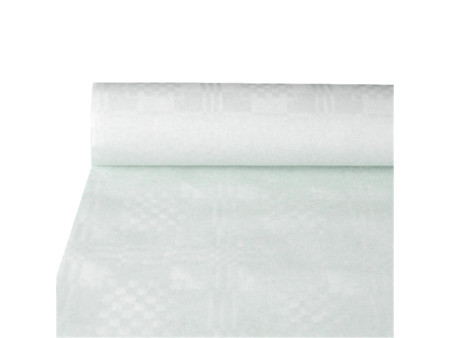 PAPSTAR Nappe damassée, (l)1,0 x (L)10 m, blanc