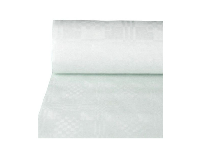 PAPSTAR Nappe damassée, (l)1,0 x (L)100 m, blanc