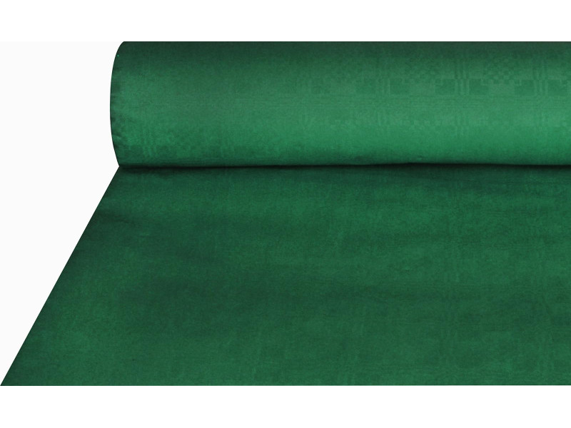 PAPSTAR Nappe damassée, (l)1,0 x (L)50 m, vert foncé