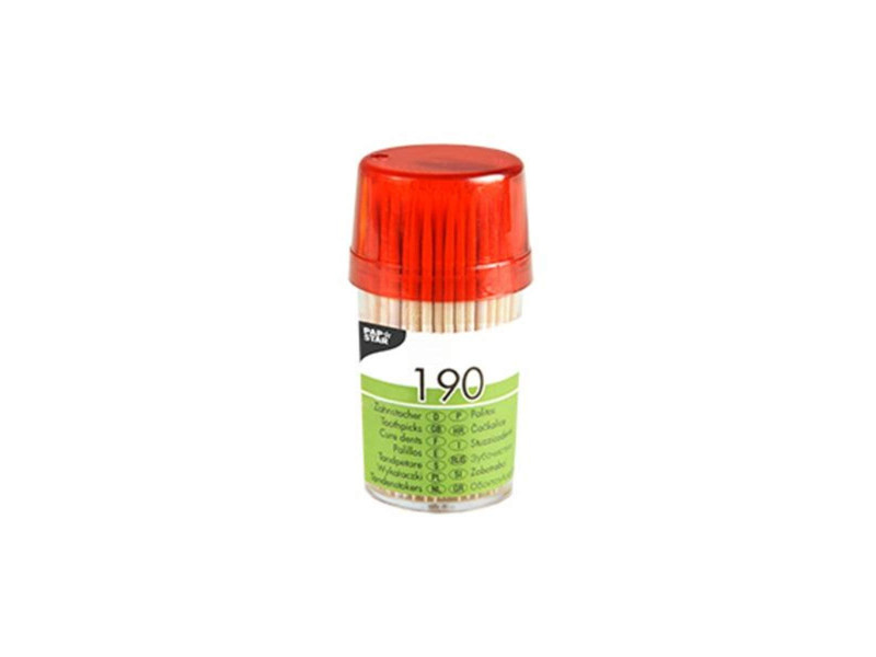 PAPSTAR Cure-dent, en bois, rond, longueur: 65 mm