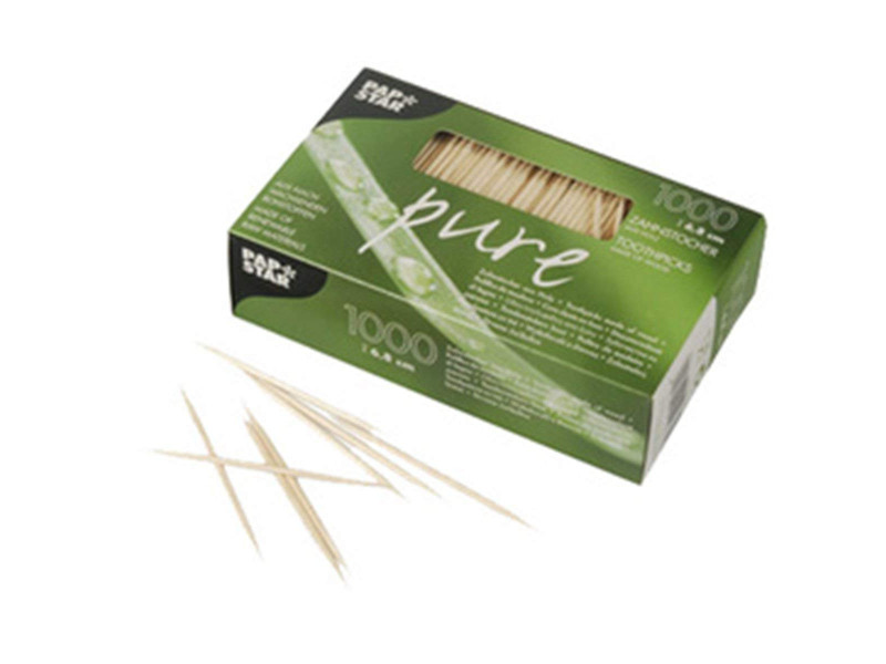 PAPSTAR Cure-dent 'pure', en bois, rond, longueur: 65 mm