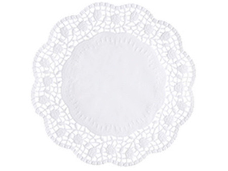 PAPSTAR Napperon, rond, diamètre: 360 mm, blanc