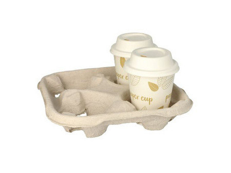 PAPSTAR Porte gobelets 'To Go', en carton, pour 4 gobelets