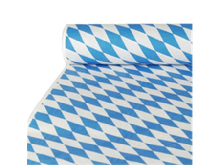 PAPSTAR Serviette à motif 'Bleu bavarois', 330 x 330 mm