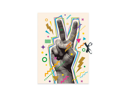 RNK Verlag Pochette de rangement à dessins 'Pop art'