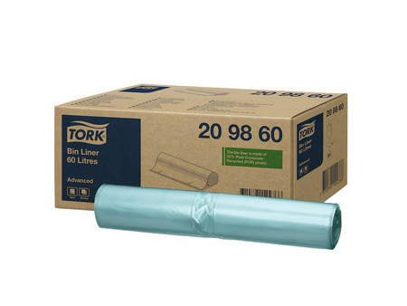 TORK Sac poubelle, transparent, 50 litres