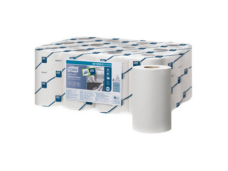 TORK Reflex Rouleau nettoyant multi-usage, 67 m, blanc