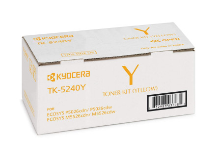 KYOCERA Toner pour KYOCERA/Mita Ecosys TK-5240Y, jaune