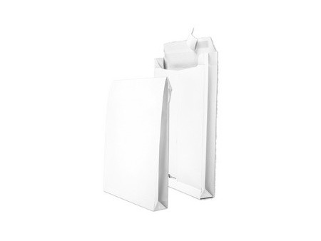 SECURITEX Pochette d'expédition à soufflet, C4, blanc
