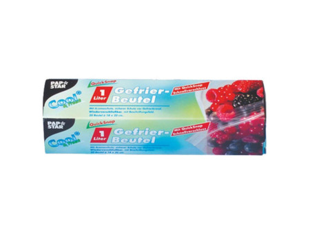 STARPAK Sac de congélation QuickSnap 1 litre, 180 x 200 mm