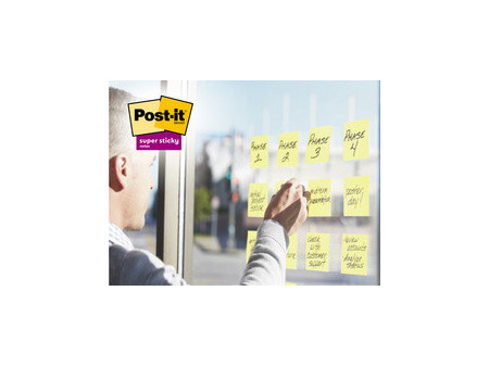 Post-it Bloc-note super sticky z-notes, 76 x 76 mm, 20+4