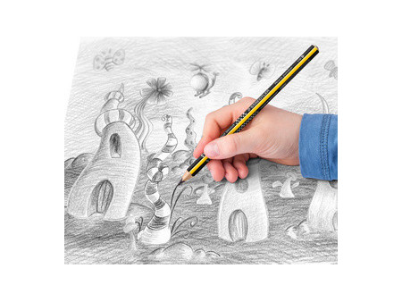 STAEDTLER Crayon de papier Noris jumbo, HB, pot de 48