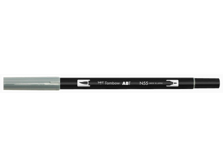 Tombow Feutre double pointe 'DUAL BRUSH PEN ABT' cool grey 7