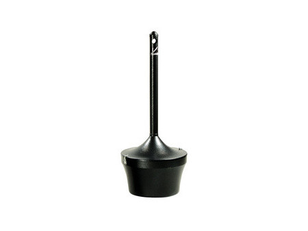 Rubbermaid Cendrier sur pied Aladdin, 16,1 litres, noir
