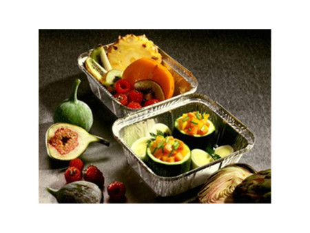 STARPAK Coupelle en aluminium, avec couvercle, 800 ml