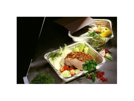 STARPAK Barquette Gastronorm en aluminium, rectangulaire