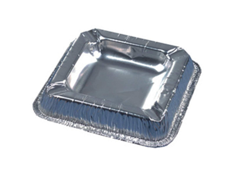 STARPAK Cendrier en aluminium, carré, par 50