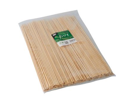 PAPSTAR Pique à brochette 'pure', en bois, longueur: 400 mm