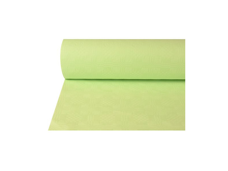 PAPSTAR Nappe damassée, (l)1,0 x (L)50 m, vert pastel