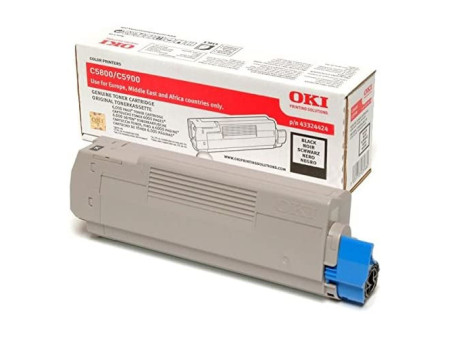 Toner original pour OKI C5800/C5800N/C5900/C5900N, noir