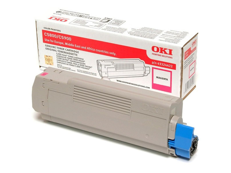 OKI Toner pour OKI C5800/C5800N/C5900/C5900N, magenta