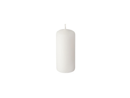 STARPAK Bougie cylindrique, diamètre: 40 mm, blanc