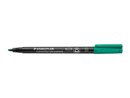 STAEDTLER Marqueur permanent 314B Lumocolor, vert