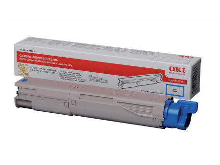 OKI Toner pour OKI C3450, cyan, HC