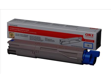 OKI Toner pour OKI C3450, cyan, HC