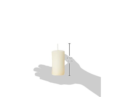 STARPAK Bougie cylindrique, diamètre: 50 mm, crème