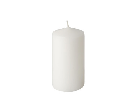 STARPAK Bougie cylindrique, diamètre: 60 mm, blanc