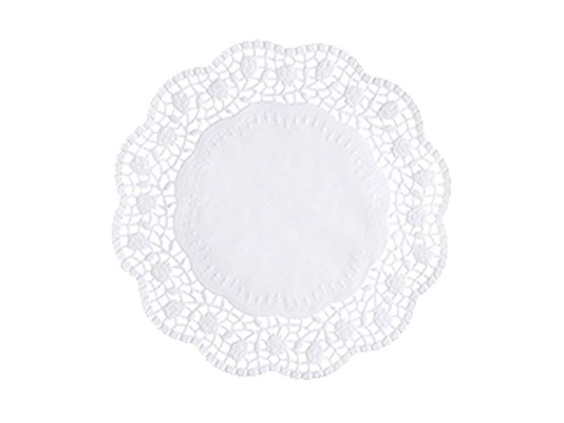 PAPSTAR Napperon, rond, diamètre: 330 mm, blanc