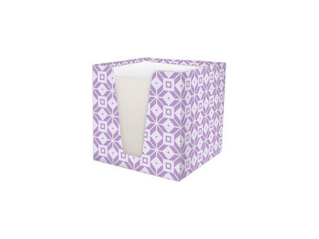 RNK Verlag Bloc cube 'Mint', carton rigide, garni