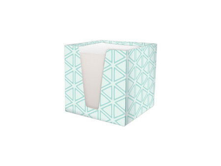 RNK Verlag Bloc cube 'Mint', carton rigide, garni