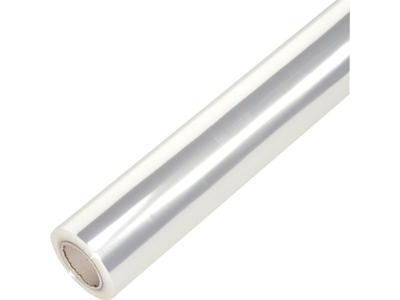 STARPAK Film transparent pour cadeau, sur rouleau, 50 m