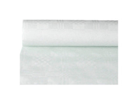 PAPSTAR Nappe damassée, (l)1,2 x (L)8 m, bordeaux