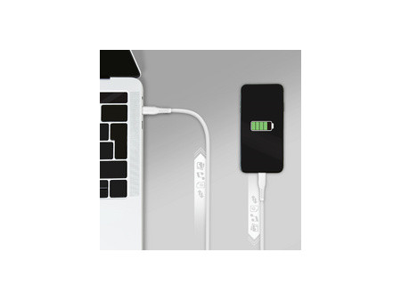 LogiLink Câble USB 2.0, USB-C - micro USB-B, 0,3 m, blanc