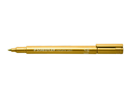 STAEDTLER Marqueur permanent métallisé, pointe ogive, argent